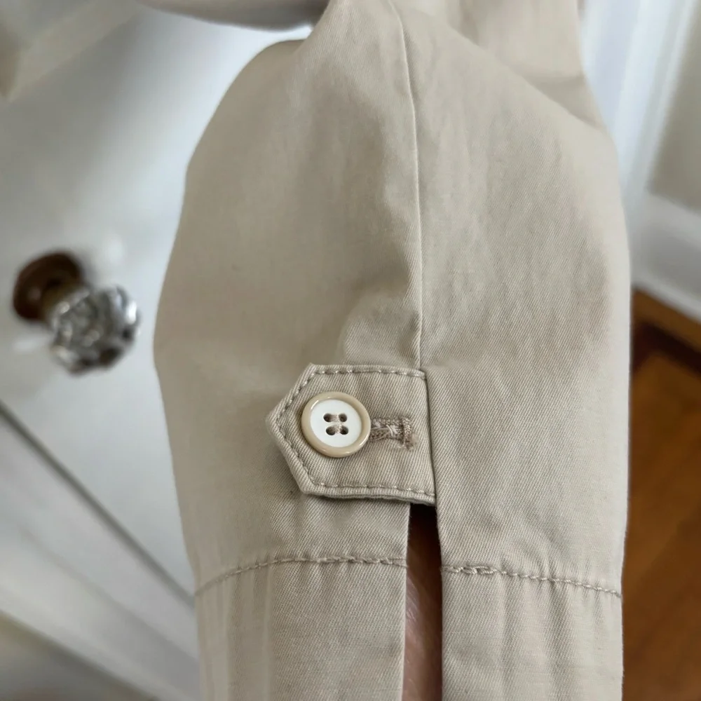 Talbots Beige Perfect Crop Pant
